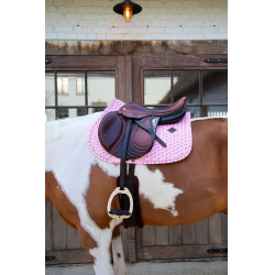 Tapis de selle Kentucky Sammy Collection Jumping Horsewear Vieux rose sammy