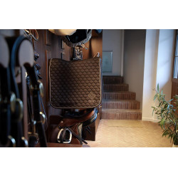 Tapis grooming deluxe dressage Kentucky Marron Tapis grooming deluxe dressage Kentucky Marron