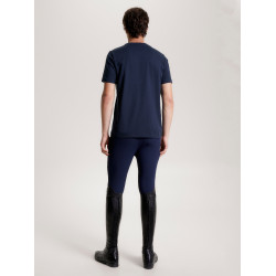 T-shirt Graphique Tommy Hilfiger Equestrian Williamsburg manches courtes homme Desert sky Bleu