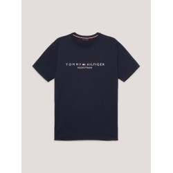 T-shirt Graphique Tommy Hilfiger Equestrian Williamsburg manches courtes homme Desert sky Bleu