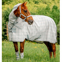 Couverture anti-mouches Horseware Newmarket Plus Charbon de bois witney Gris Couverture anti-mouches Horseware Newmarket Plus Charbon de bois witney Gris