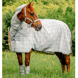 Couverture anti-mouches Horseware Newmarket Plus Charbon de bois witney Gris