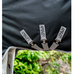 Couverture d'Extérieur Amigo® Bravo 12 Plus (Légère 100g) Noir / gris titane / argent Couverture d'Extérieur Amigo® Bravo 12 Plus (Légère 100g) Noir / gris titane / argent