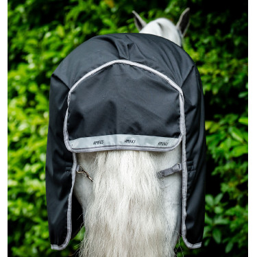 Couverture d'Extérieur Amigo® Bravo 12 Plus (Légère 100g) Noir / gris titane / argent Couverture d'Extérieur Amigo® Bravo 12 Plus (Légère 100g) Noir / gris titane / argent