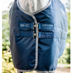 Couverture d'écurie Horseware Ionic Therapy 50g Bleu imperial / argent / marine