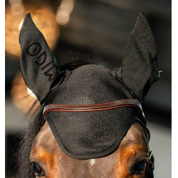 Bonnet anti-mouches Horseware Amigo Earnet Noir