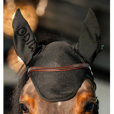Bonnet anti-mouches Horseware Amigo Earnet Noir Bonnet anti-mouches Horseware Amigo Earnet Noir