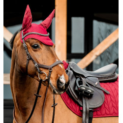 Bonnet anti-mouches Horseware Amigo Earnet Mûre Bordeaux