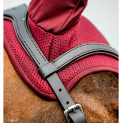 Bonnet anti-mouches Horseware Amigo Earnet Mûre Bordeaux