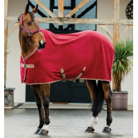 Couverture Horseware Amigo Fleece Cooler Mûre / taupe Rouge Couverture Horseware Amigo Fleece Cooler Mûre / taupe Rouge