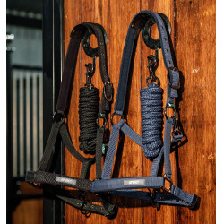 Licol et longe Amigo Horseware Marine Bleu marine