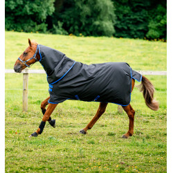 Couverture Amigo Ripstop Horseware 900D Plus Turnout 200g Noir / bleu classique