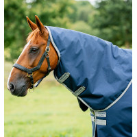 Couverture Amigo Ripstop Horseware 900D Plus Turnout 200g Marine / gris titane Bleu marine