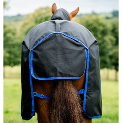 Couverture Amigo Ripstop Horseware 900D Turnout doublé polaire 50g Noir / bleu classique