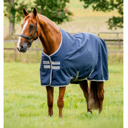 Couverture Amigo Ripstop Horseware 900D Turnout 0g Marine / gris titane Bleu marine Couverture Amigo Ripstop Horseware 900D Turnout 0g Marine / gris titane Bleu marine