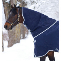Couvre-cou Horseware 150g pour couverture Rambo Original Marine / argent Bleu Couvre-cou Horseware 150g pour couverture Rambo Original Marine / argent Bleu