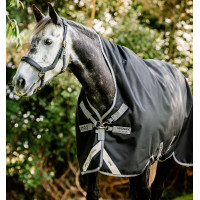 Couverture Horseware Amigo Bravo 12 Wug 400g Noir / gris titane / argent Couverture Horseware Amigo Bravo 12 Wug 400g Noir / gris titane / argent