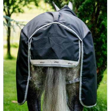 Couverture Horseware Amigo Bravo 12 XL 250g Noir / gris titanium / argent Couverture Horseware Amigo Bravo 12 XL 250g Noir / gris titanium / argent