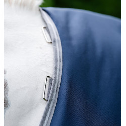 Couverture Horseware Amigo Bravo 12 XL 250g 1200D Marine / gris titanium / argent Bleu marine