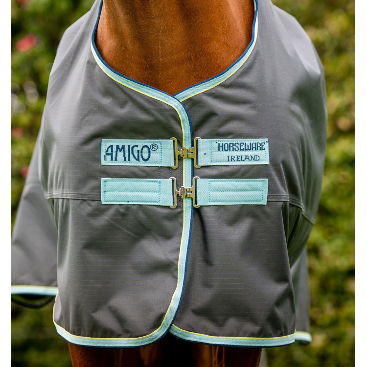 Couverture Horseware Amigo Hero Ripstop Turnout doublée polaire 50g Couverture Horseware Amigo Hero Ripstop Turnout doublée polaire 50g