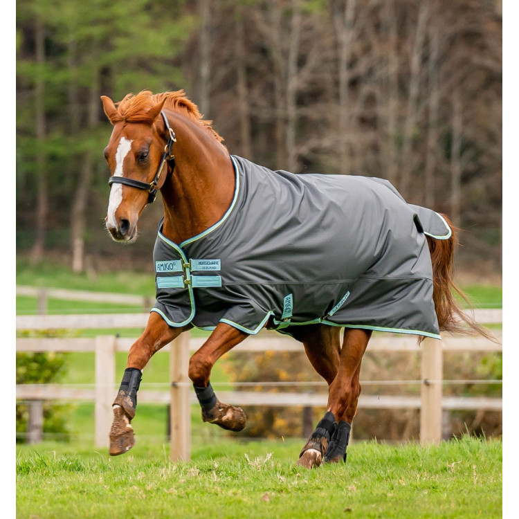 Couverture Horseware Amigo Hero Ripstop Turnout doublée polaire 50g Couverture Horseware Amigo Hero Ripstop Turnout doublée polaire 50g