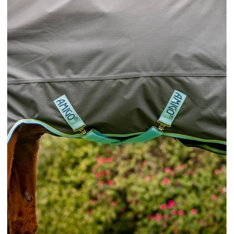 Couverture Horseware Amigo Hero Ripstop Turnout doublée polaire 50g Couverture Horseware Amigo Hero Ripstop Turnout doublée polaire 50g