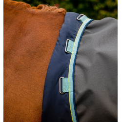 Couverture Horseware Amigo Hero Ripstop Turnout doublée polaire 50g Gris shadow / haze / marine Couverture Horseware Amigo Hero Ripstop Turnout doublée polaire 50g Gris shadow / haze / marine
