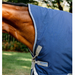 Couverture Horseware Rhino Wug 100g 1000D Marine / gris titanium / bleu classic Bleu marine