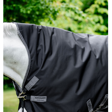 Couverture d'extérieur Horseware Rambo Wug 50g 1000D Noir / orage / gris argent Couverture d'extérieur Horseware Rambo Wug 50g 1000D Noir / orage / gris argent