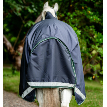 Couverture d'extérieur Horseware Rambo Wug 50g 1000D Marine / vert chasseur / argent Couverture d'extérieur Horseware Rambo Wug 50g 1000D Marine / vert chasseur / argent