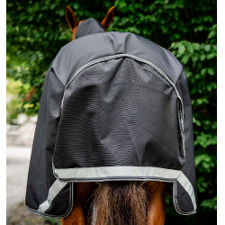 Couverture Horseware Rambo Supreme 1000D Turnout 50g Noir / orage / gris argent Couverture Horseware Rambo Supreme 1000D Turnout 50g Noir / orage / gris argent