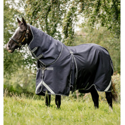 Couvertures Horseware Rambo Optimo 3 en 1 Split Technologie 1000D Marine / orage / gris argent Bleu marine Couvertures Horseware Rambo Optimo 3 en 1 Split Technologie 1000D Marine / orage / gris argent Bleu marine