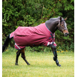 Couverture Horseware Rambo Original 0g avec Leg Arches Bordeaux