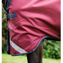 Couverture Horseware Rambo Original 0g avec Leg Arches Bordeaux