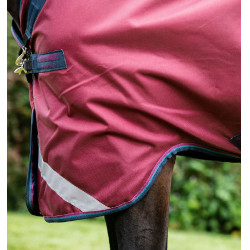 Couverture Horseware Rambo Original 0g avec Leg Arches Bordeaux Couverture Horseware Rambo Original 0g avec Leg Arches Bordeaux