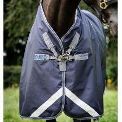 Couverture Horseware Rambo® Optimo Turnout 0g 1000D Marine / orage / gris argent Bleu marine Couverture Horseware Rambo® Optimo Turnout 0g 1000D Marine / orage / gris argent Bleu marine