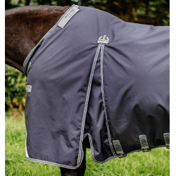 Couverture Horseware Rambo® Optimo Turnout 0g 1000D Marine / orage / gris argent Bleu marine Couverture Horseware Rambo® Optimo Turnout 0g 1000D Marine / orage / gris argent Bleu marine