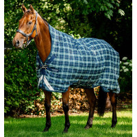 Couverture Horseware Rhino Wug Turnout 0g 100D Hunter check / marine / vert Motifs Couverture Horseware Rhino Wug Turnout 0g 100D Hunter check / marine / vert Motifs