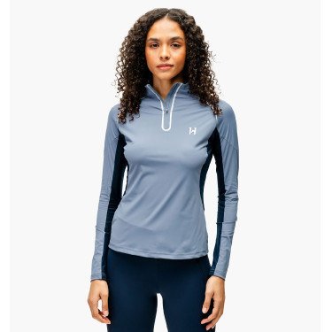 Polo 1/4 zip Horseware Stamina manches longues Polo 1/4 zip Horseware Stamina manches longues
