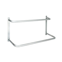 Porte selle mural Horze 2 niveaux Argent