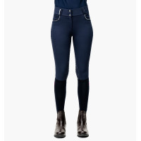 Pantalon Horseware Newmarket taille mi haute grip genoux Marine / marine Bleu Pantalon Horseware Newmarket taille mi haute grip genoux Marine / marine Bleu