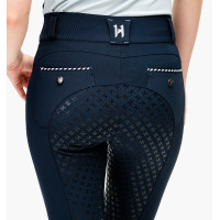 Pantalon Horseware Newmarket taille mi haute full seat Marine / marine Bleu