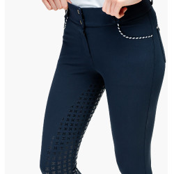 Pantalon Horseware Newmarket taille mi haute full seat Marine / marine Bleu