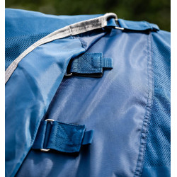 Couvre-cou Horseware Ionic Therapy Mesh Cooler Bleu imperial / argent / marine