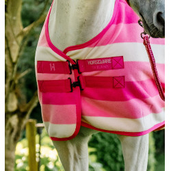Couverture polaire Horseware Newmarket Poney Fleece Cooler Rose witney Couverture polaire Horseware Newmarket Poney Fleece Cooler Rose witney
