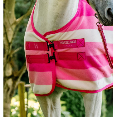 Couverture polaire Horseware Newmarket Poney Fleece Cooler Rose witney Couverture polaire Horseware Newmarket Poney Fleece Cooler Rose witney