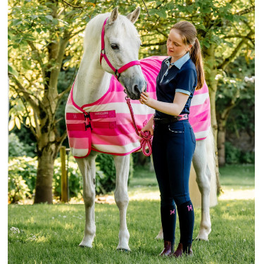 Couverture polaire Horseware Newmarket Poney Fleece Cooler Rose witney Couverture polaire Horseware Newmarket Poney Fleece Cooler Rose witney