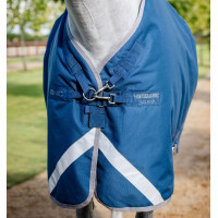 Couverture Horseware Ionic Therapy Turnout 100g Bleu imperial / argent / marine Couverture Horseware Ionic Therapy Turnout 100g Bleu imperial / argent / marine