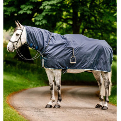 Couverture de travail imperméable Horseware Newmarket 210D Marine witney Bleu marine Couverture de travail imperméable Horseware Newmarket 210D Marine witney Bleu marine
