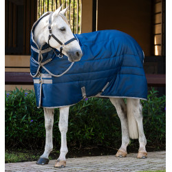 Couverture d'écurie Horseware Amigo Ripstop Insulator Plus Poney 200g Marine / gris titanium Bleu marine Couverture d'écurie Horseware Amigo Ripstop Insulator Plus Poney 200g Marine / gris titanium Bleu marine